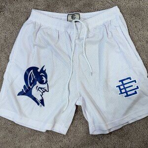 Exclusive Eric Emanuel x Duke Blue Devils Mesh Shorts - White (Size M)